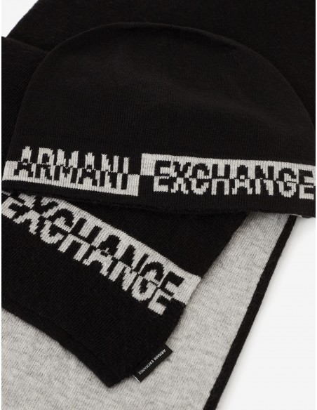 Bufanda negra Armani Exchange