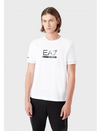Camiseta EA7 Emporio Armani blanca