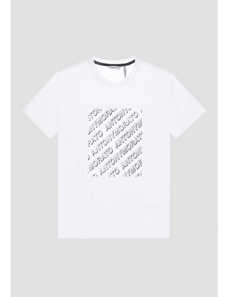 Camiseta Antony Morato blanca letras