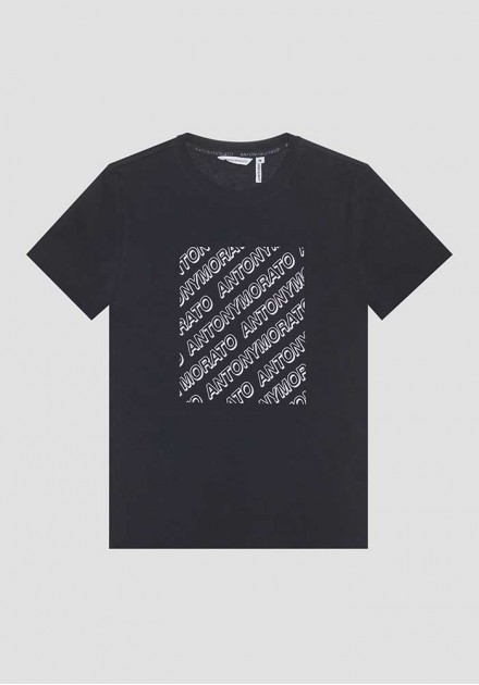 Camiseta Antony Morato negra letras