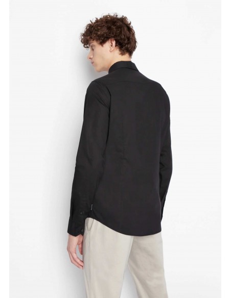Camisa Armani Exchange negra elastica