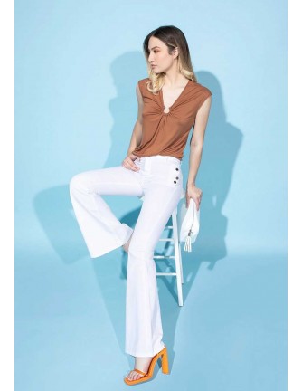 Camiseta Relish Romi marron