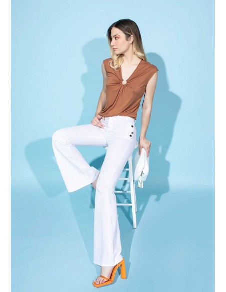 Camiseta Relish Romi marron