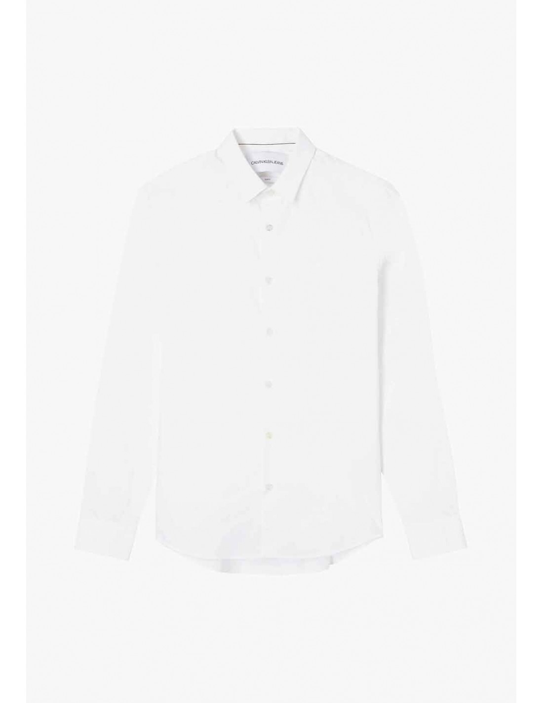 Camisa Calvin blanca strech slim f