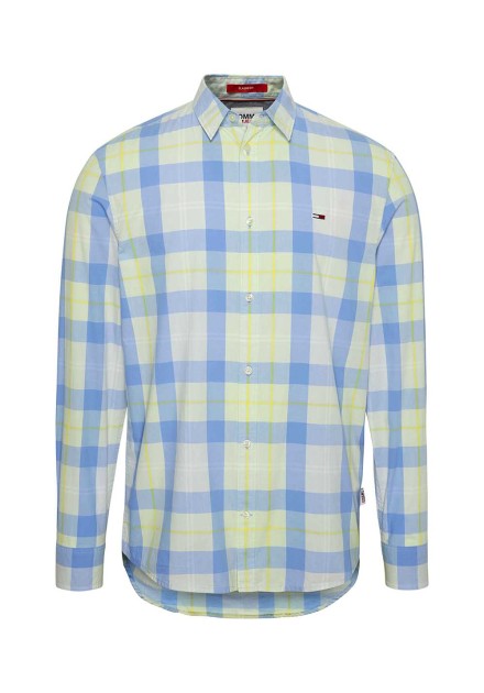 Camisa Tommy Jeans cuadros azules