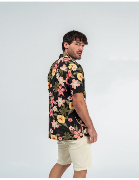 Camisa estampada flores