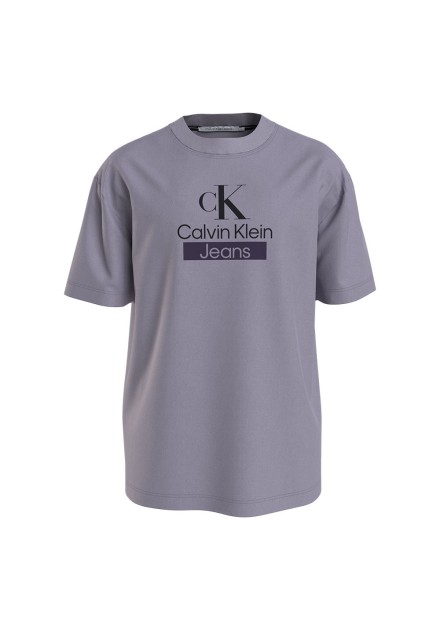 Camiseta Calvin Klein morada logo