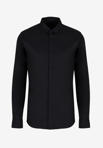 Camisa Armani Exchange negra stretch