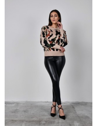 Leggings Jaimé negro polipiel