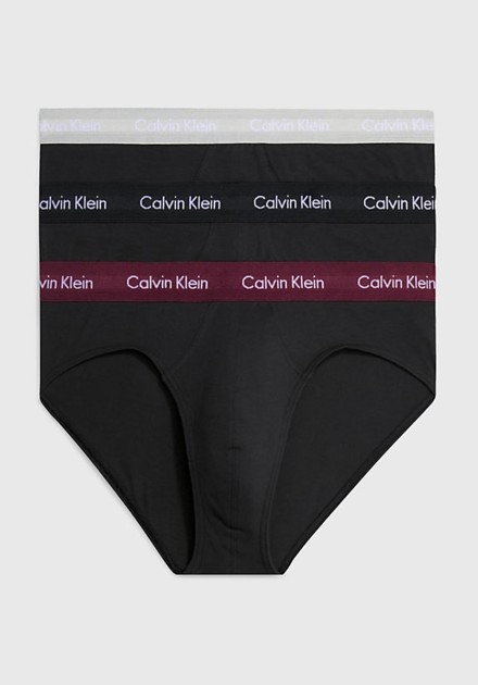 Slip Calvin Klein negro tripack