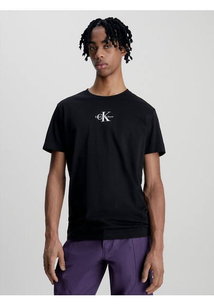 Camiseta Calvin Klein negra logo oversiz