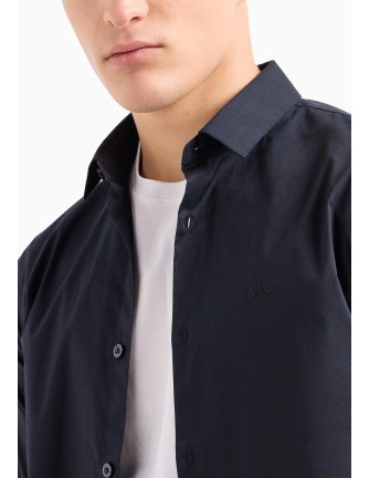 Camisa Armani Exchange azul elastica 2