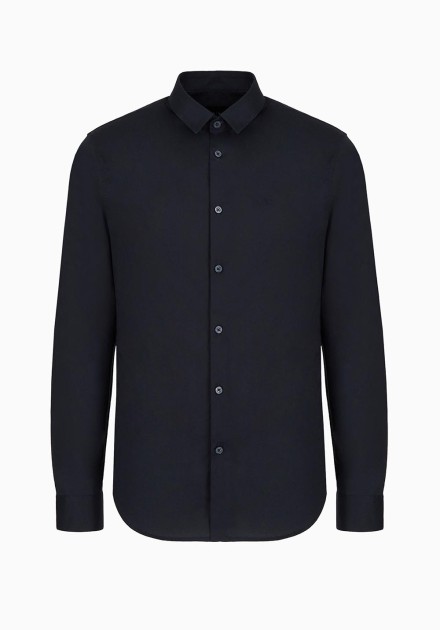Camisa Armani Exchange azul elastica hombre Camisa Armani Exchange azul elastica hombre