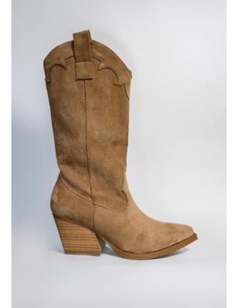 Bota A Tempo camel campera