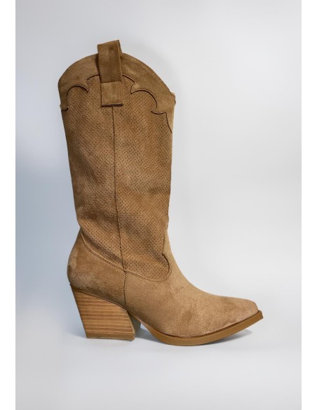 Bota A Tempo camel campera