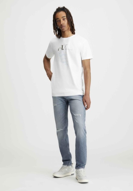 Camiseta Calvin Klein blanca logo