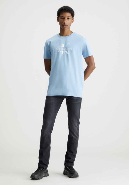 Camiseta Calvin Klein azul logo
