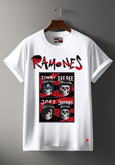 Camiseta Lasal Ramones Blanca