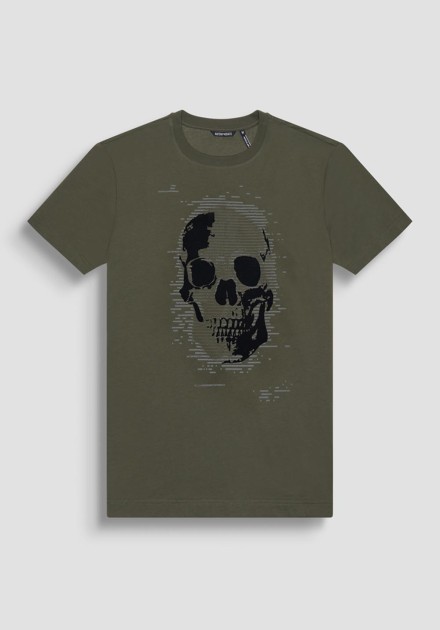 Camiseta Antony Morato army calavera