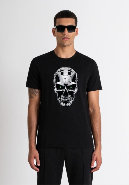 Camiseta Antony Morato negra calavera