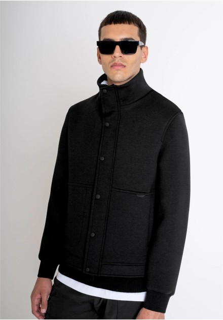 Chaqueta Antony Morato negra neopreno