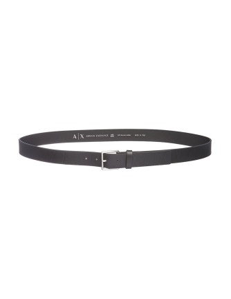 Cinturon Armani Exchange negro piel logo