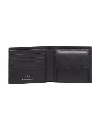 Billetero Armani Exchange negro piel log 2