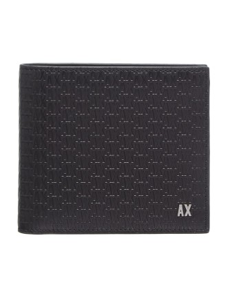 Billetero Armani Exchange negro piel log
