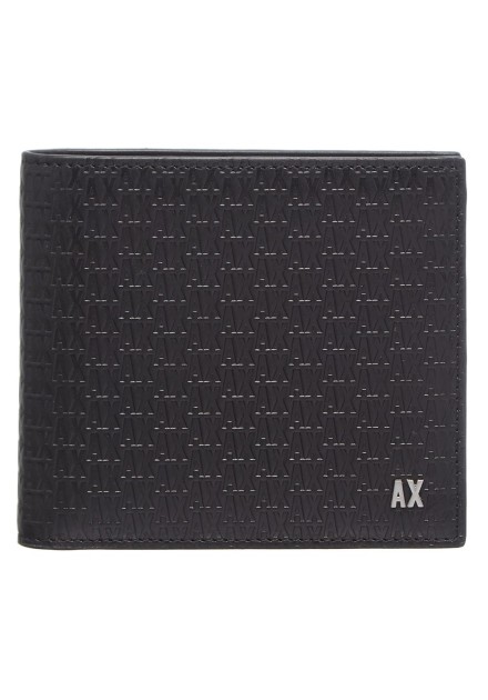 Billetero Armani Exchange negro piel log