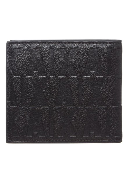 Billetero Armani Exchange negro AX piel