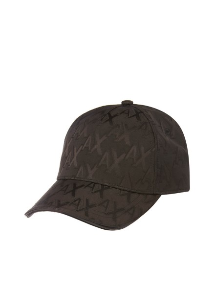 Gorra Armani Exchange negra logos