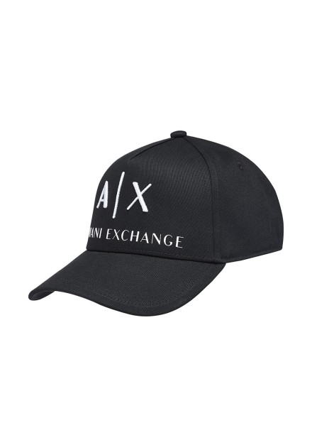 Gorra Armani Exchange negra logo