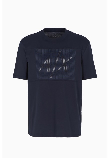 Camiseta Armani Exchange navy logo