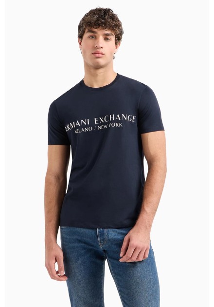 Camiseta Armani Exchange navy basica