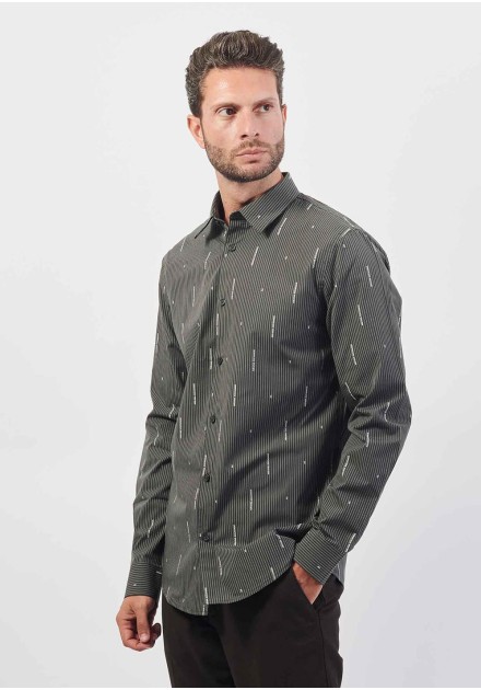 Camisa Armani Exchange verde