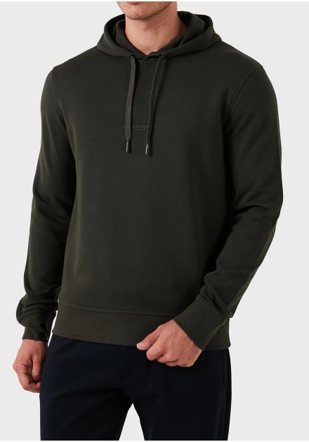 Sudadera Armani Exchange verde capucha