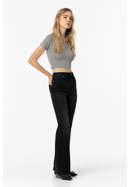 Pantalon Tiffosi Zoe negro high