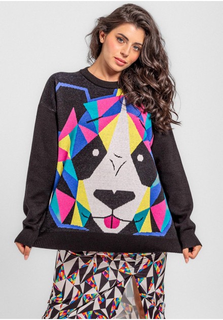 Sueter Lolina oversize Punk Panda