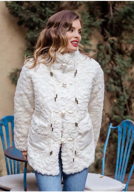 Chaqueta Snow pelo blanca