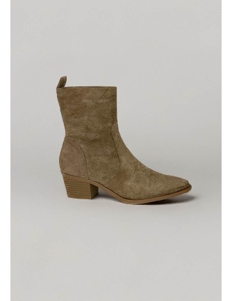 Botin A Tempo taupe serraje