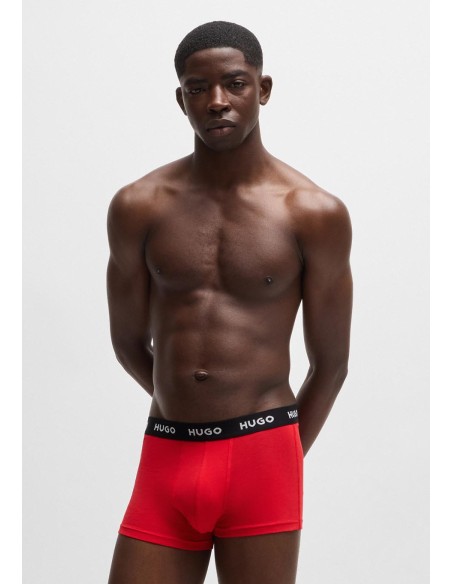 Trunks Hugo tripack rojo
