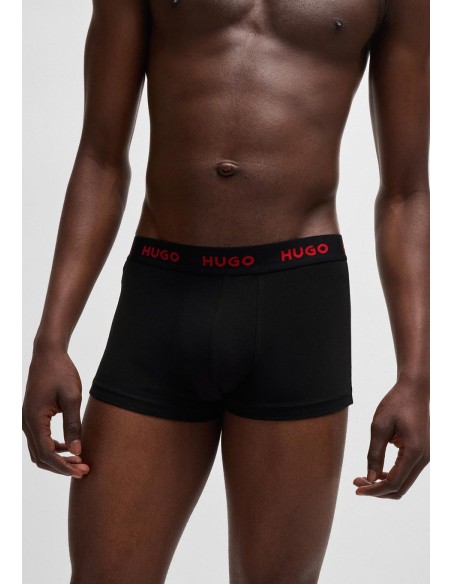 Trunks Hugo tripack negro boxer