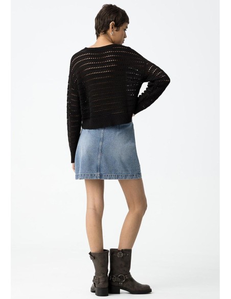 Falda Tiffosi Kinsley denim