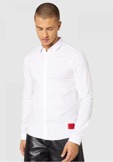 Camisa Hugo Blanca elastica Ermo Camisa Hugo Blanca elastica Ermo