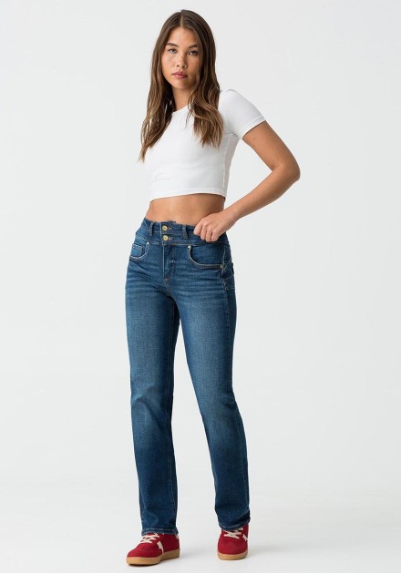 Pantalon Tiffosi Double Up Straight Pantalon Tiffosi Double Up Straight