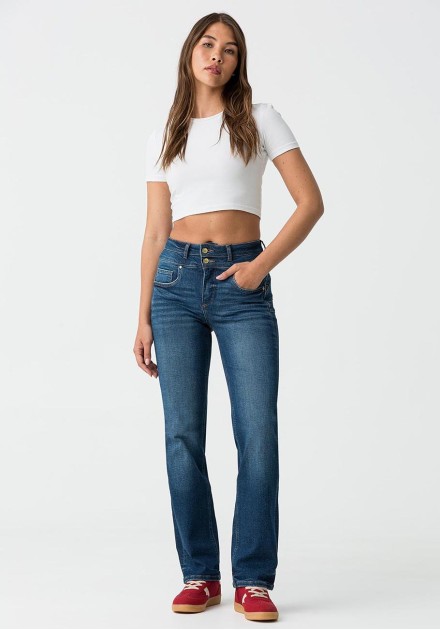 Pantalon Tiffosi Double Up Straight Pantalon Tiffosi Double Up Straight