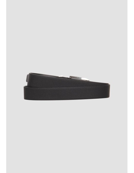Cinturon Antony Morato negro piel hombre