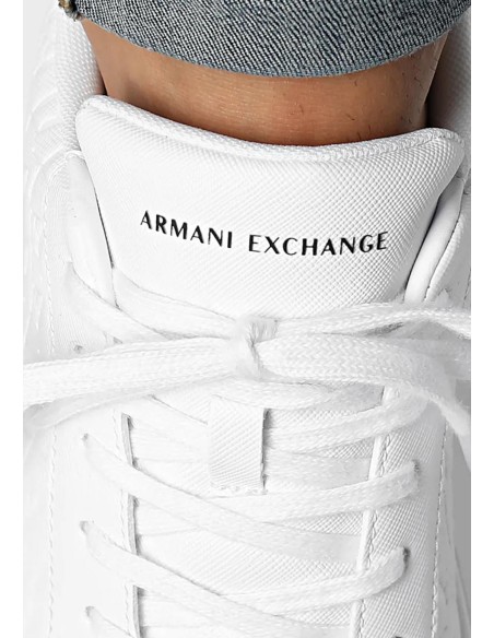 Sneakers Armani Exchange Blancas logos hombre