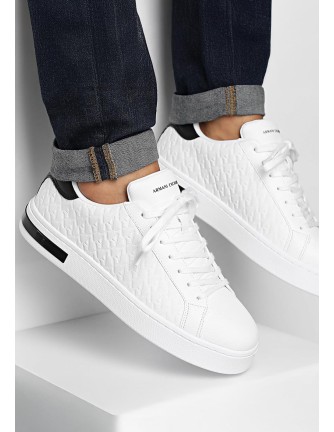 Sneakers Armani Exchange Blancas logos