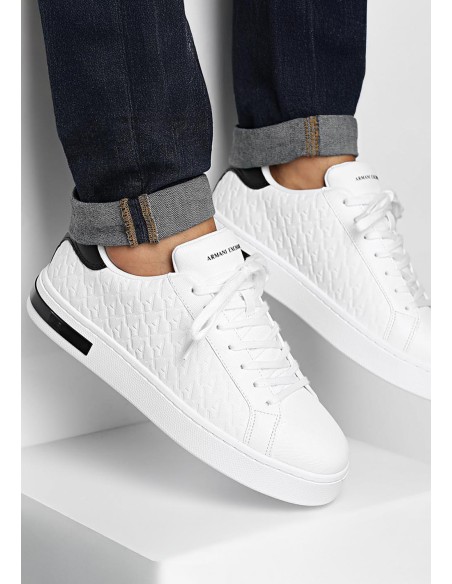 Sneakers Armani Exchange Blancas logos